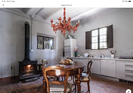 Dining. Ancient medieval cottage