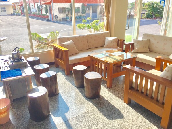 Sala de estar en el lobby