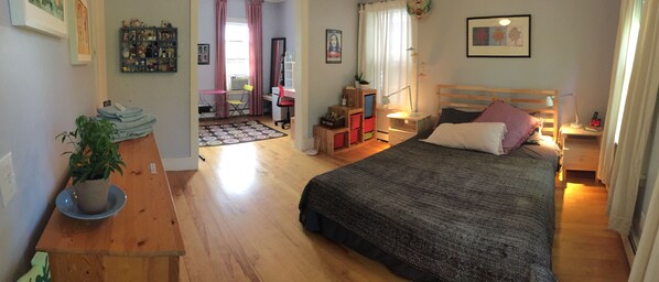 5 habitaciones, tabla de planchar con plancha, wifi y ropa de cama 