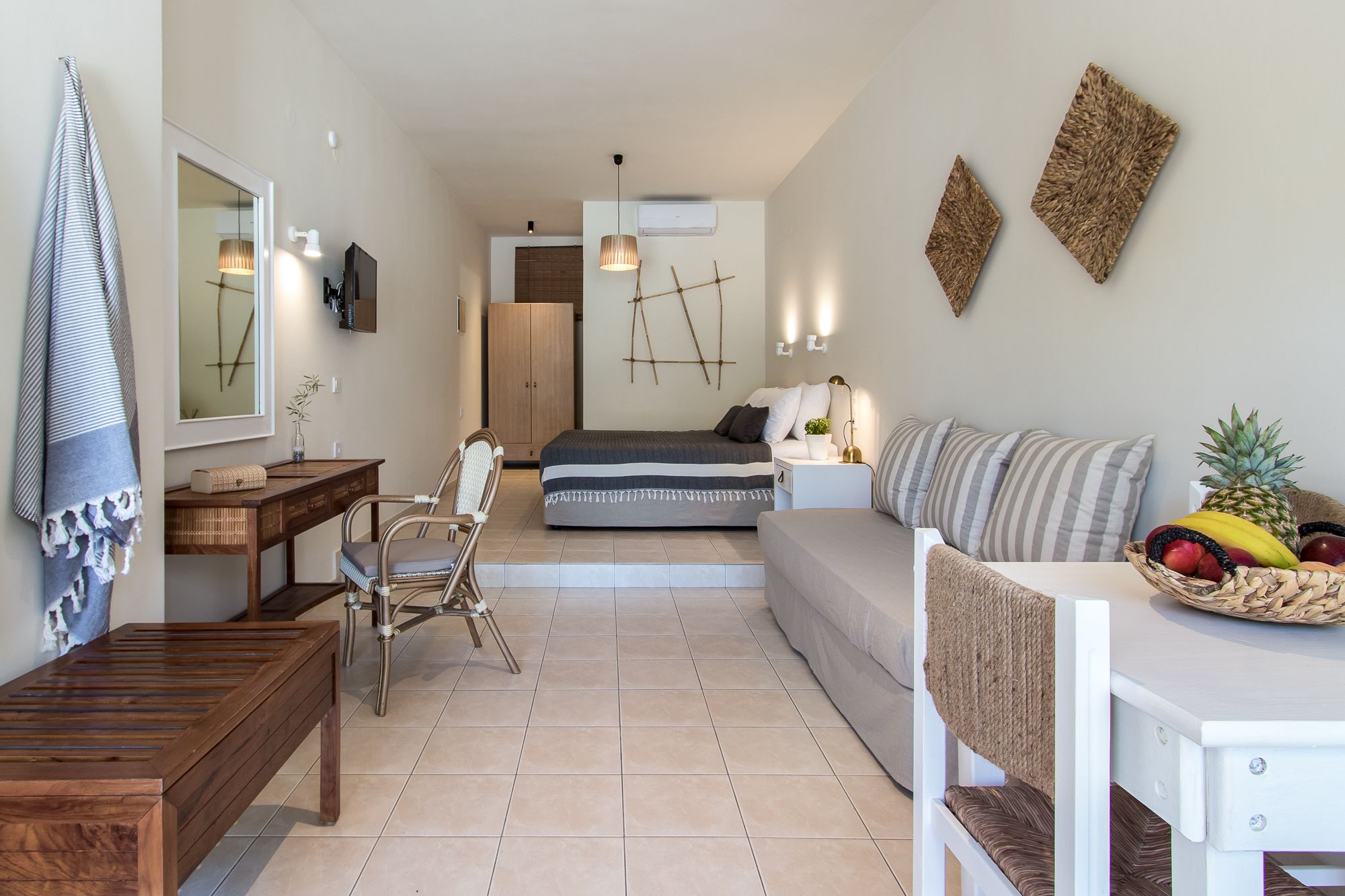 家庭开间, 花园景观 | 防过敏的被褥、客房内保险箱、特色装修、特色家居