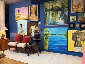 Lobby sitting area
