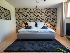 Habitación doble (Blumenreich) | 1 habitación, sábanas de algodón egipcio y ropa de cama de alta calidad