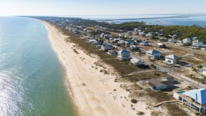 On the beach - SUMMER BREEZE WILL MAKE YOU FEEL FINE when you escape to this sunny beachfront home! (St. George Island)