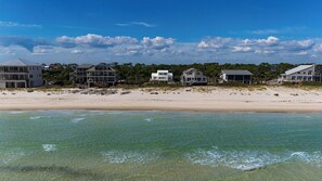 On the beach - MILLION DOLLAR VIEWS AND OCEANS OF PRIVACY make this one of the best values on the island! (St. George Island)