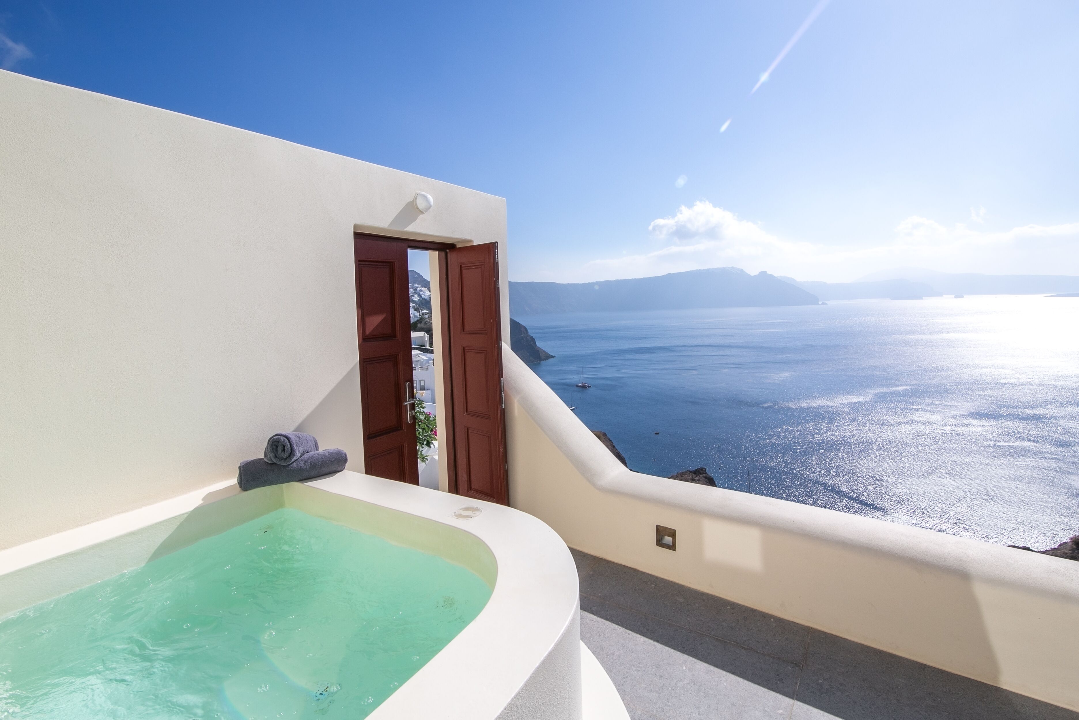 Foto - Elegant Santorini Villa Villa Mariniou Private Hot Tub Air Conditioning
