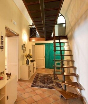 Interior entrance