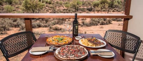 Hytte – deluxe, fjellutsikt | Terrasse/patio