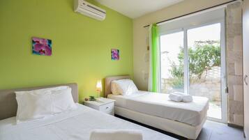 Villa, 3 Bedrooms, Sea View | 3 bedrooms, in-room safe, soundproofing, iron/ironing board