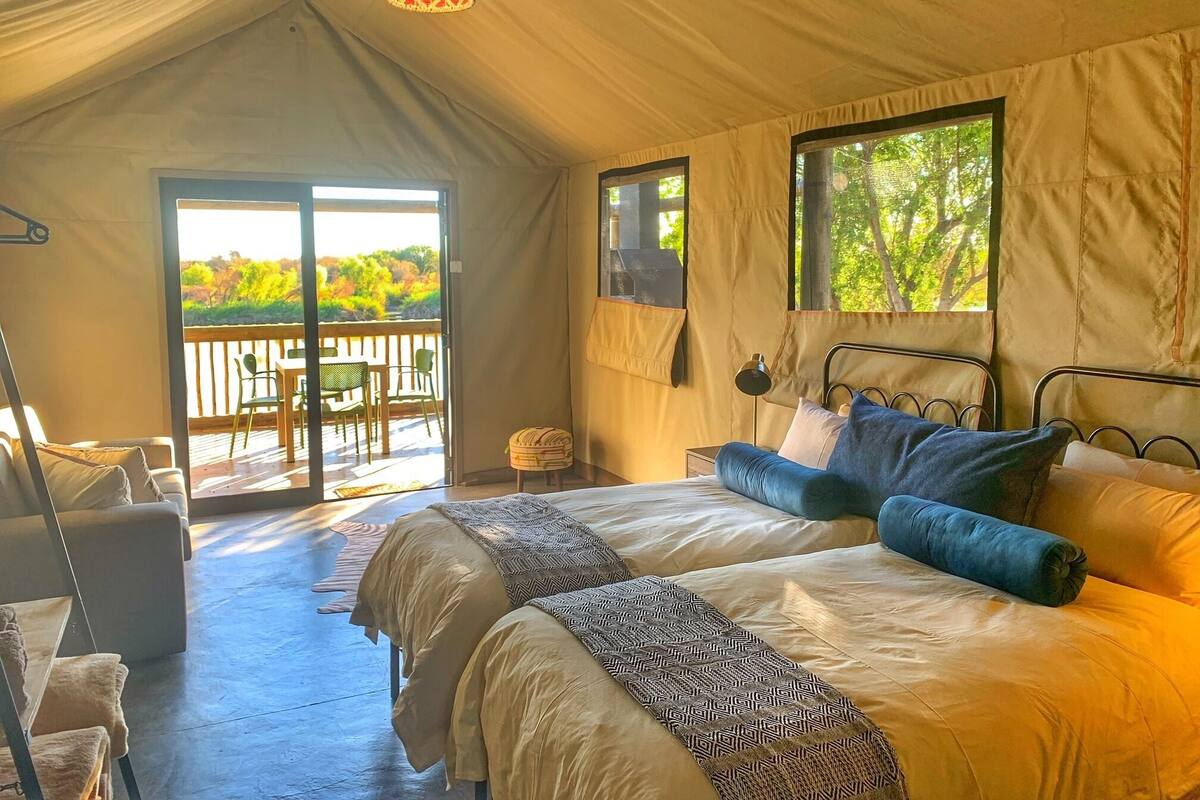 帳篷 (River Tent 4) | 遮光窗簾/窗簾、獨特設計、獨特裝修、床單