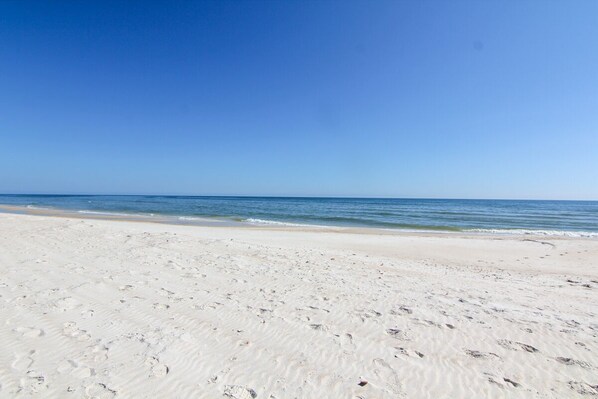 On the beach
