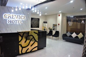 Lobby sitting area - Crevice Hotel (Davao)