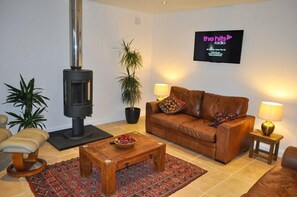 House, 2 Bedrooms, Sea View | Living area | Flat-screen TV, DVD player