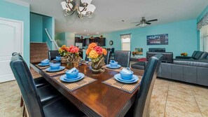 Dining - Memorable Vacation Home-Premium Room Space-Resort Amenities, Pool w/ Waterslides (Davenport)