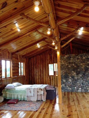 Standard Double Room | Free WiFi, bed sheets - Agape Log Cabin and Restaurant (Sagada)