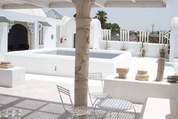 Uitzicht vanuit accommodatie