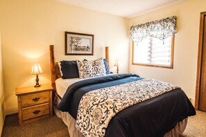 2 bedrooms, iron/ironing board, travel crib, free WiFi