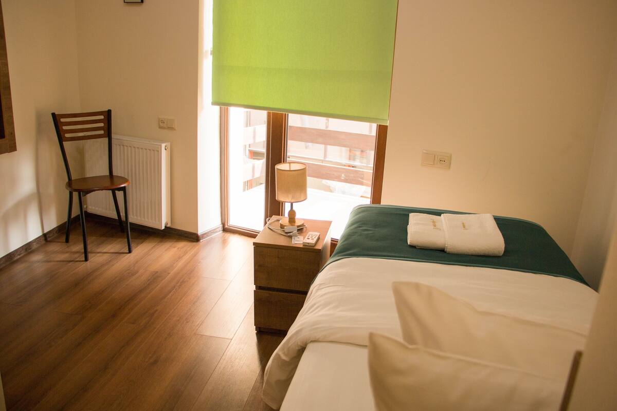 Iron/ironing board (on request), WiFi (free), bed sheets