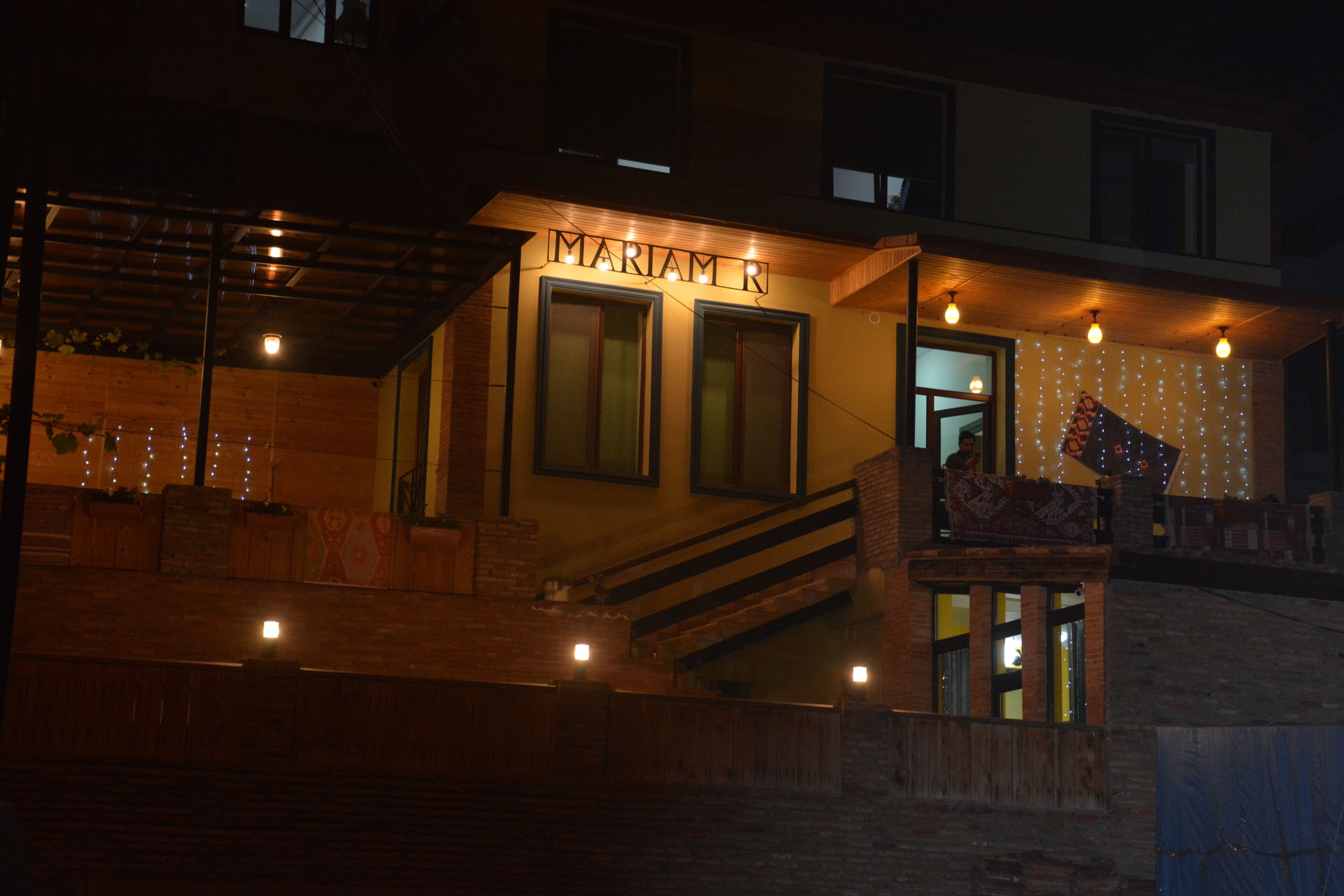 front of property – evening/night