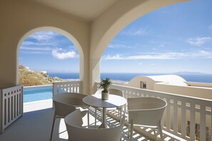 Suite, 1 Bedroom, Hot Tub (Outdoor Heated 3) | View from room - Star Infinity Suites (Santorini)