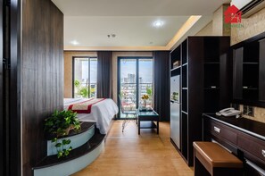 Executive Apartment, 1 King Bed, City View | View from room - An Nhien Homestay Nguyen Trai (Ho Chi Minh City)
