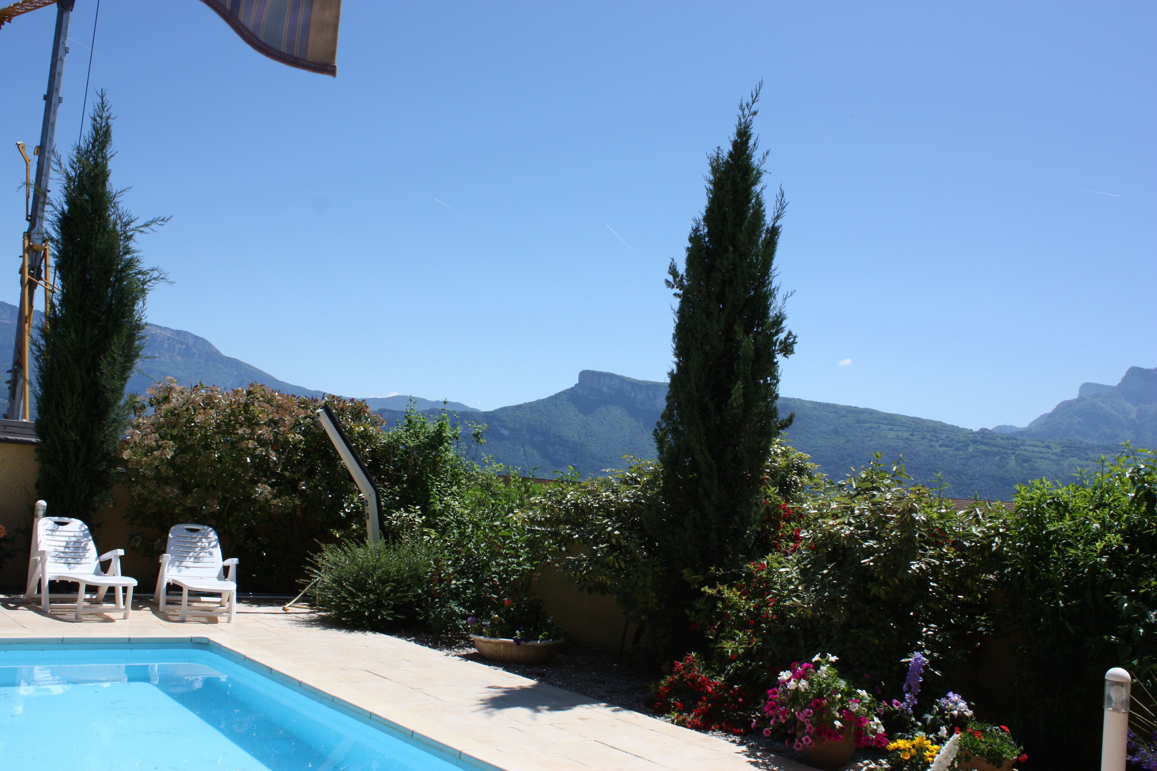 Piscine extérieure, piscine chauffée