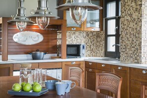 Villa, vue mer | Cuisine privée