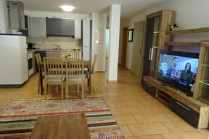Departamento, 2 habitaciones (Babylon) | Cocina privada | Microondas, horno, lavavajillas y cafetera de espresso 