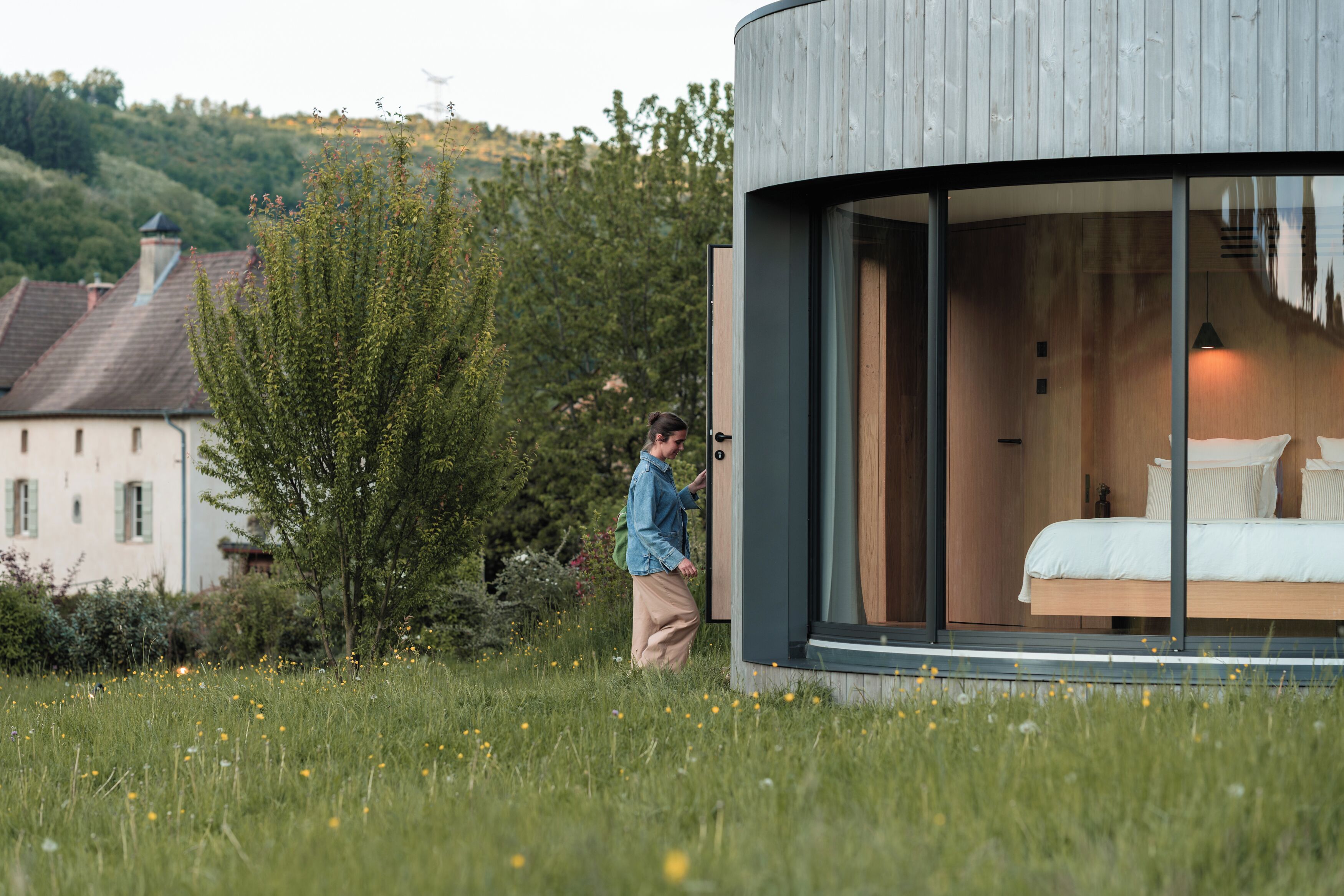 Façade de l’hébergement