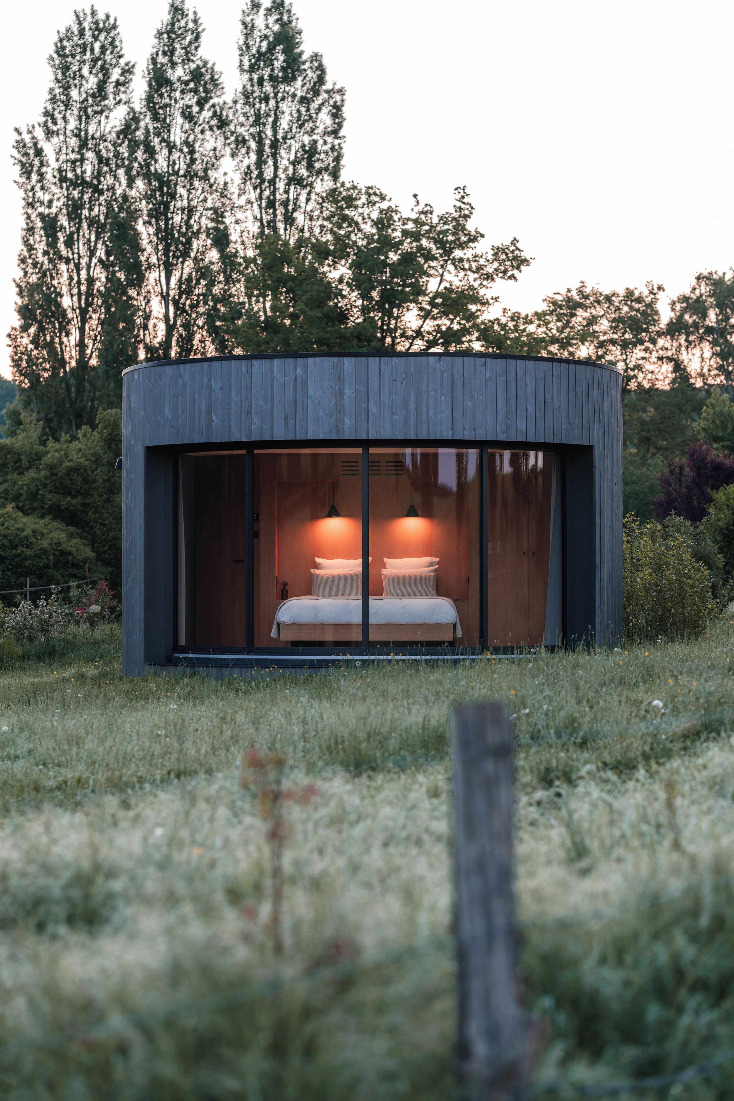 Luxury-Ferienhütte, Hügelblick