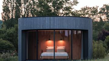 Luxury-Ferienhütte, Hügelblick