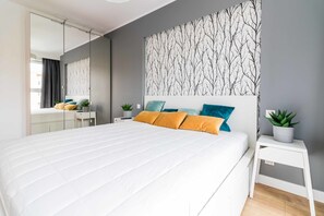 Leilighet, 2 soverom | Strykejern/-brett, wi-fi (inkludert) og sengetøy