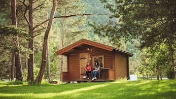 Ferienhütte, 1 Schlafzimmer, Gemeinschaftsbad | Terrasse/Patio