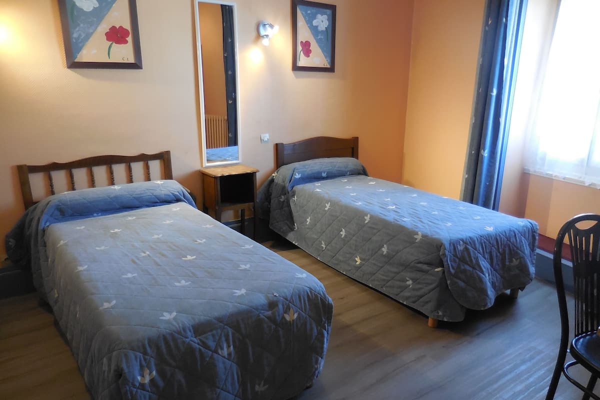 Twin kamer | Een strijkplank/strijkijzer, gratis wifi, individueel gedecoreerd