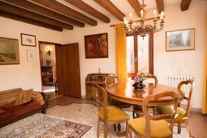 Apartment, 2 Bedrooms, City View | Living area | 32-inch flat-screen TV with digital channels, TV - Grimaldi Apartments - San Marco Economy (Venice)