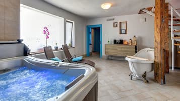 Couples treatment rooms, hot stone massages, deep-tissue massages