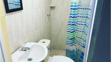 Eco-friendly toiletries, towels, soap, toilet paper