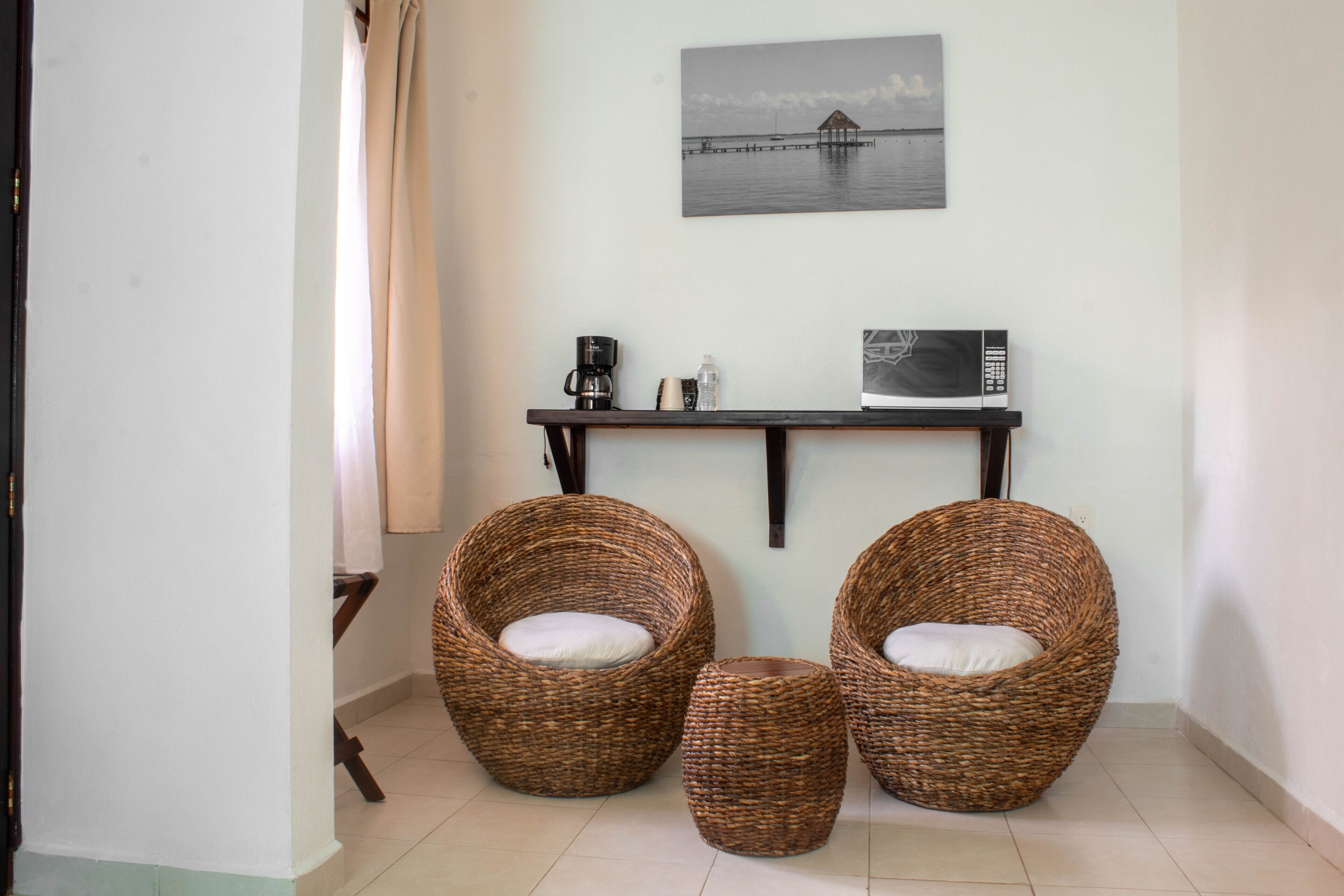 family quadruple room | living area | 43-inch smart tv with cable channels, tv