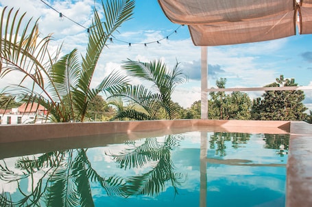 Piscina en la azotea