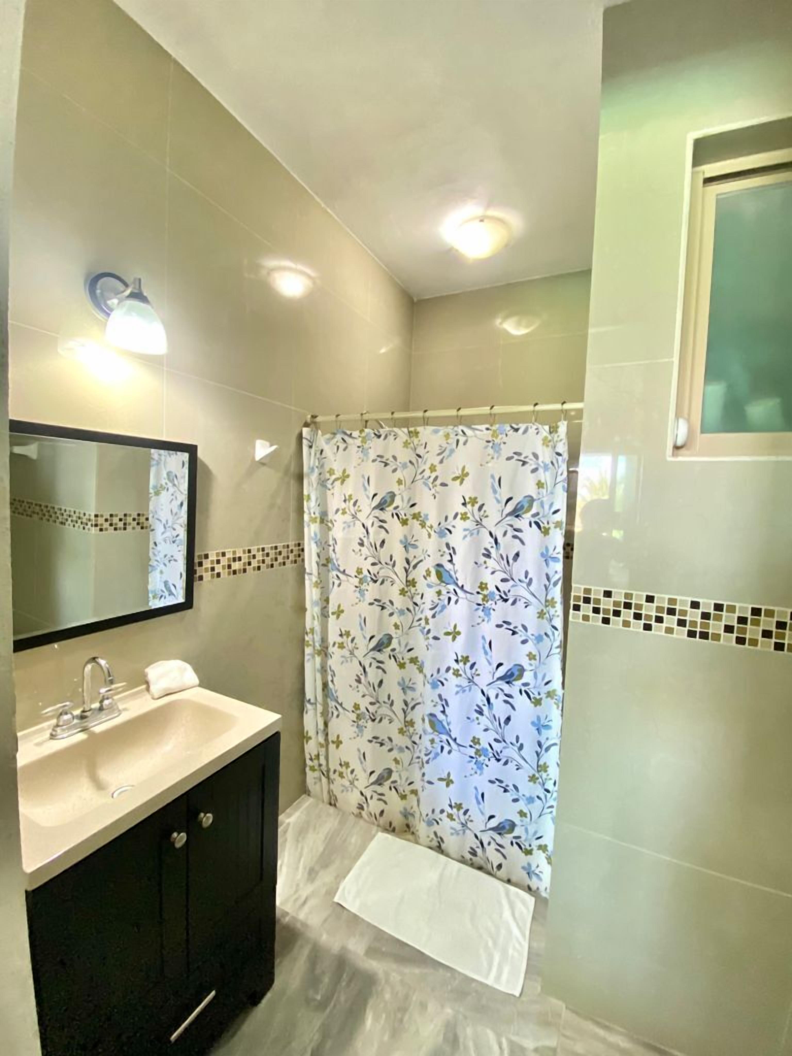 traditional double room, 1 bedroom, partial ocean view | bathroom | shower, free toiletries, towels