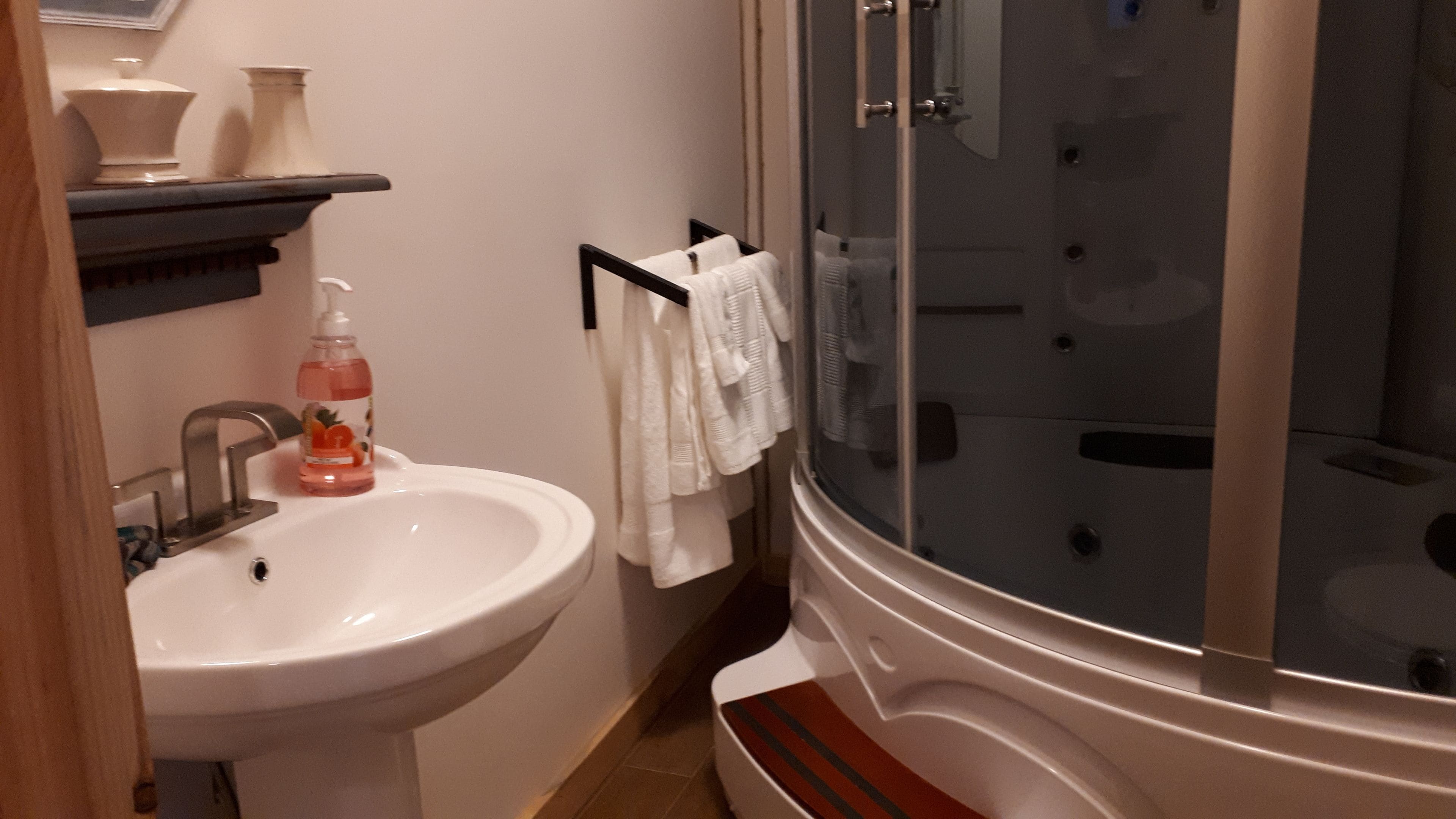Premium bedding, blackout drapes, iron/ironing board, free WiFi