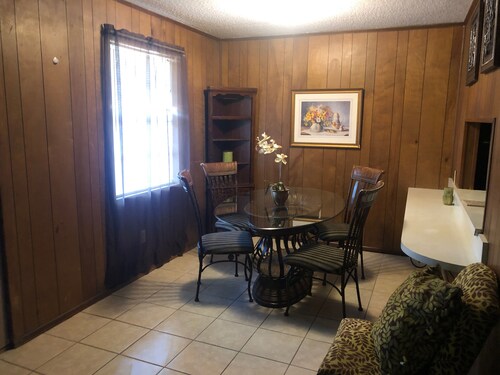 Two bedroom apartment for work or play.