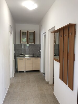 Apartment, 2 Bedrooms (1) | Private kitchenette | Fridge, stovetop, coffee/tea maker, electric kettle - Green Villa (Bar)