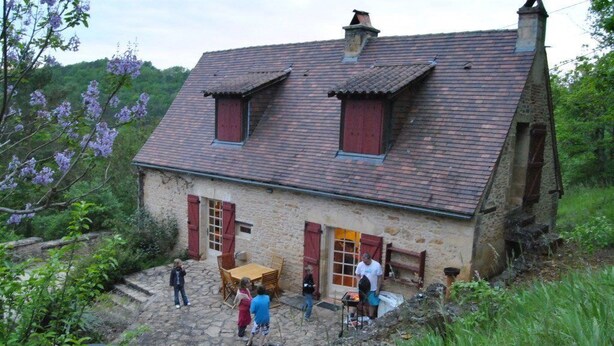 Cottage, 1 Bedroom (Orchidée) | Terrace/patio - Camping La Castillonderie - Gites (Thonac)
