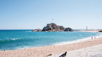 Vlak bij het strand, vissen