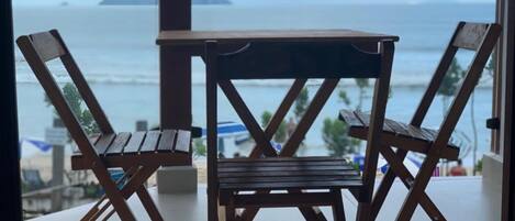 Deluxe Triple Room, Beach View | Balcony view