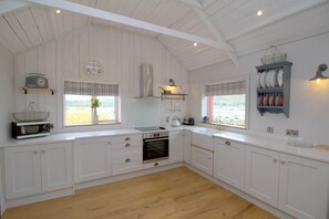 Fridge, microwave, oven, stovetop - Right by the sea with panoramic view - Stunning Cottage Drimlaghdrid (Dungloe)