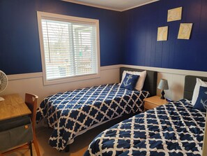 3 slaapkamers, een bureau, een strijkplank/strijkijzer, gratis wifi