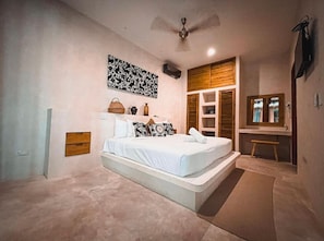Chambre Junior, vue jardin | Literie de qualité supérieure, couette en duvet d'oie, surmatelas