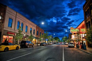 Third-party on-site parking, electric car charging point