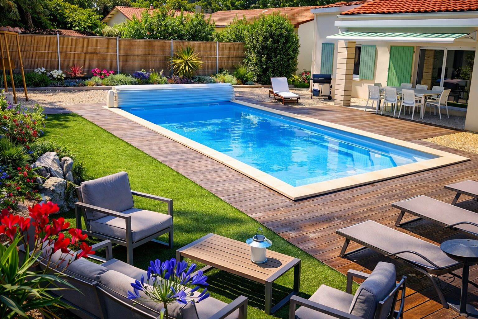 Indoor pool, outdoor pool